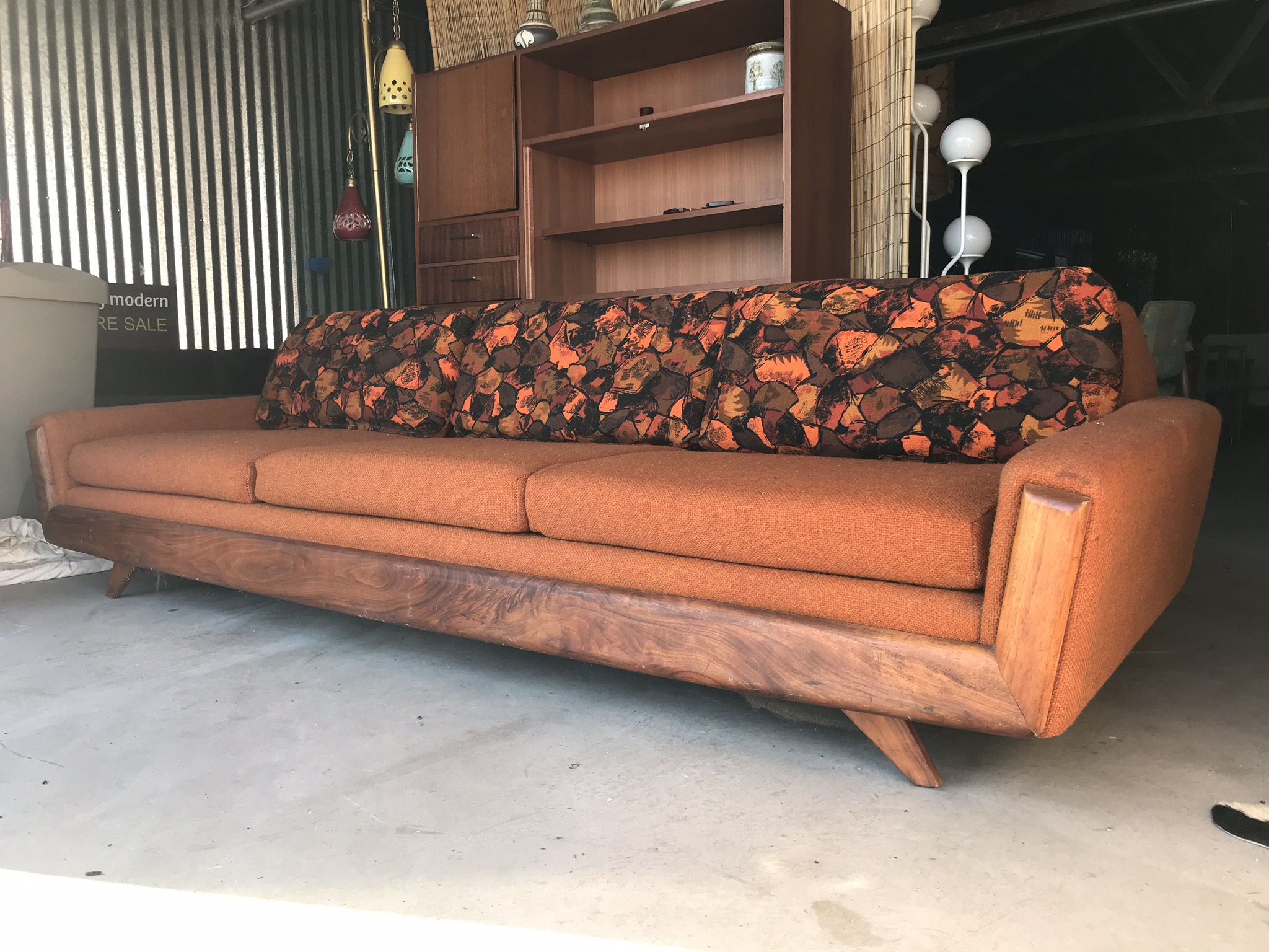 Adrian Pearsall Original Gondola Sofa Couch